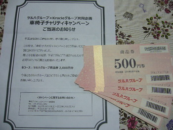 20221217 ツエウハグループ×クラシエ ツルハグループ商品券2,000円分.JPG